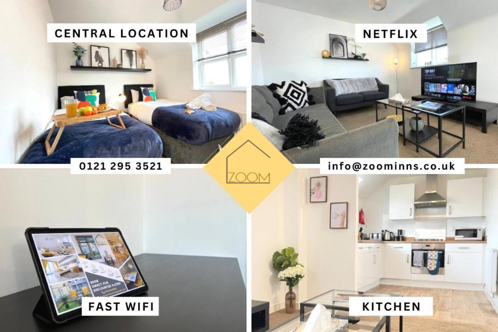 Cosy 2Br Retreat, Near Uni & Qe Hospital, Parking Apartamento Birmingham Exterior foto